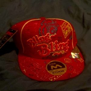 Bling bling fitted hat
